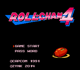 Roll-chan 4 (Classic Roll) Title Screen
